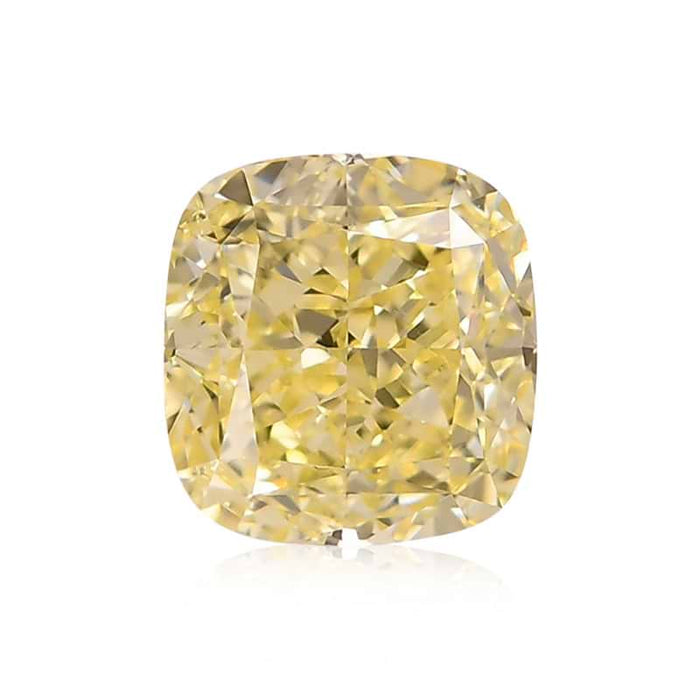 1.27 Yellow IF Fancy Color Cushion Diamond