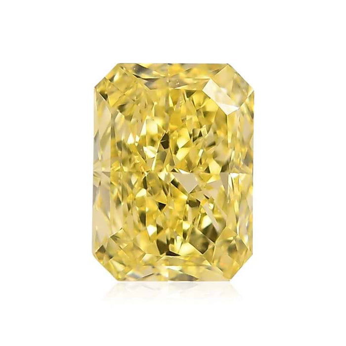 0.71 Yellow VS1 Fancy Color Radiant Diamond