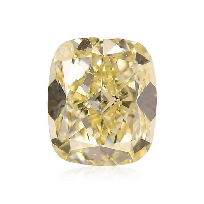 1.18 Yellow IF Fancy Color Cushion Diamond