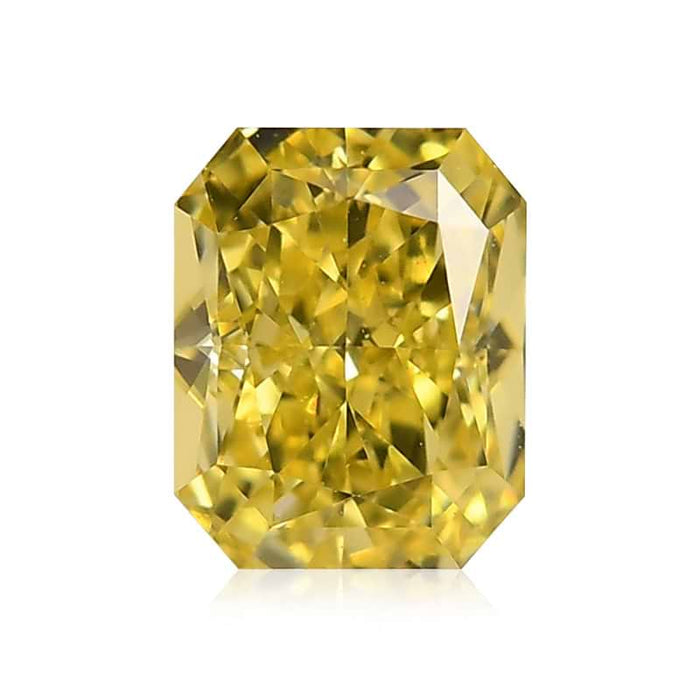 0.60 Yellow VS2 Fancy Color Radiant Diamond