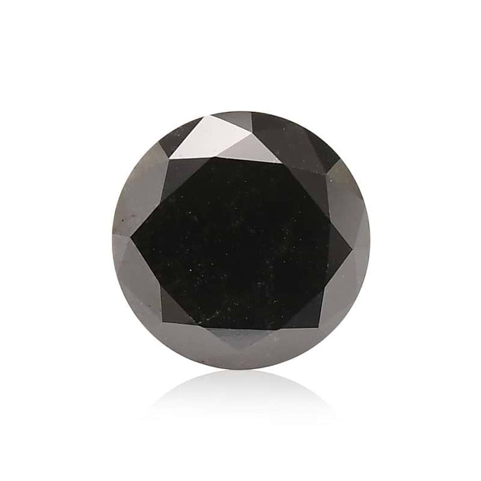 3.79 Black Fancy Color Round Diamond