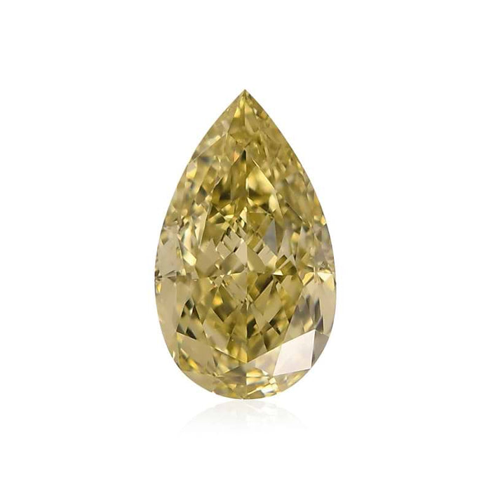 1.01 Yellow IF Fancy Color Pear Diamond