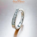 18K White Gold