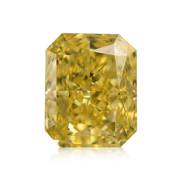0.52 Yellow VS2 Fancy Color Radiant Diamond
