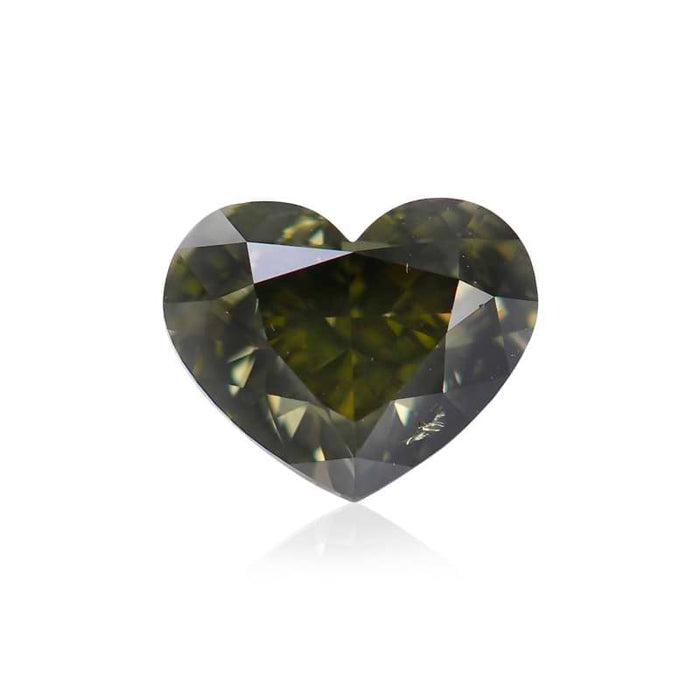 1.01 Chameleon SI2 Fancy Color Heart Diamond