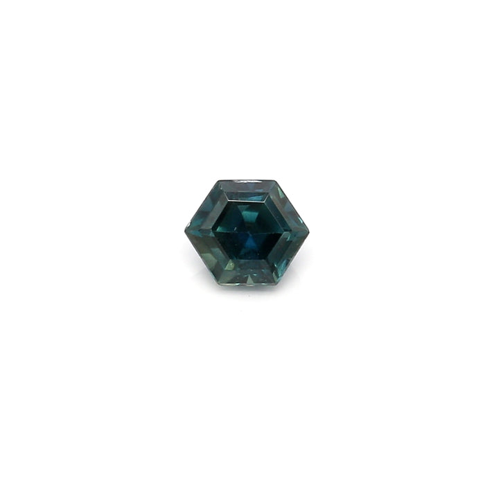 0.48 VI1 Hexagonal Greenish Blue Sapphire