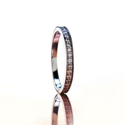 Sleek Micro Pave Matching Band