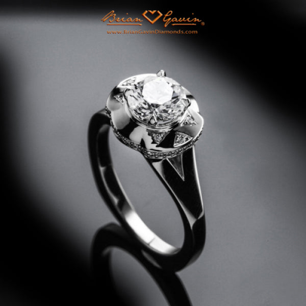 Brian Gavin Modern Solitaire Diamond Ring Settings Toi Et Moi