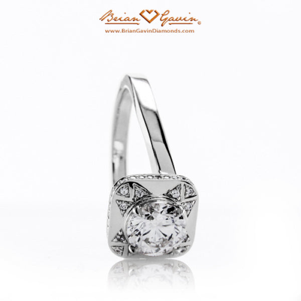 18K White Gold