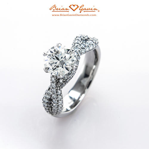 18K White Gold