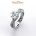 18K White Gold