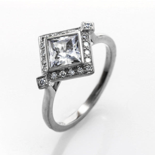 14K White Gold