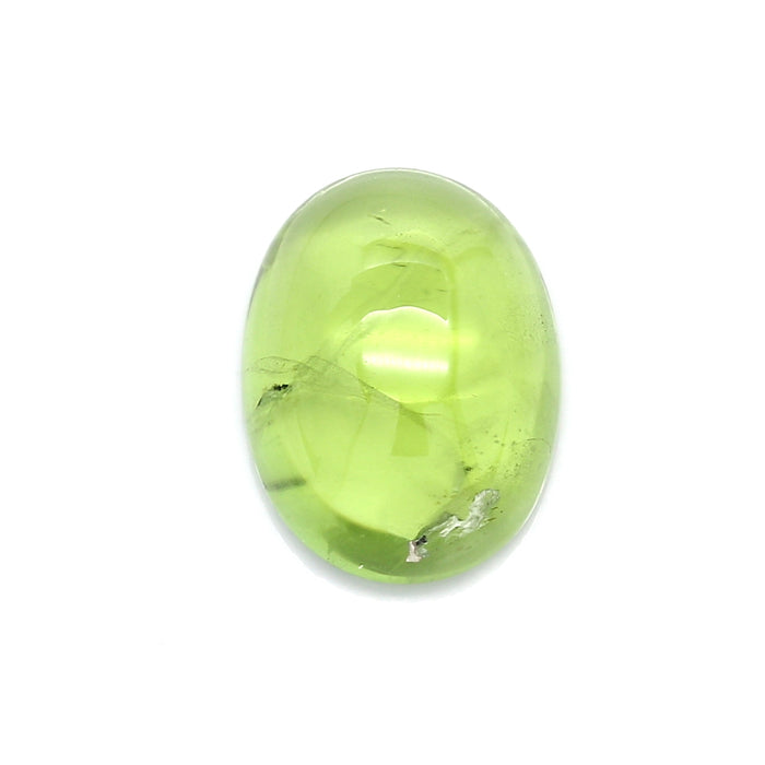 6.57 VI2 Oval Yellowish Green Peridot