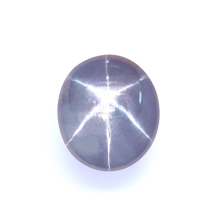 14.01 Oval Grayish Violet Star sapphire