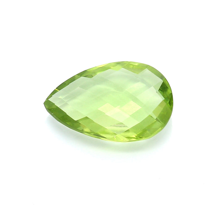 3.34 VI1 Pear-shaped Yellowish Green Peridot
