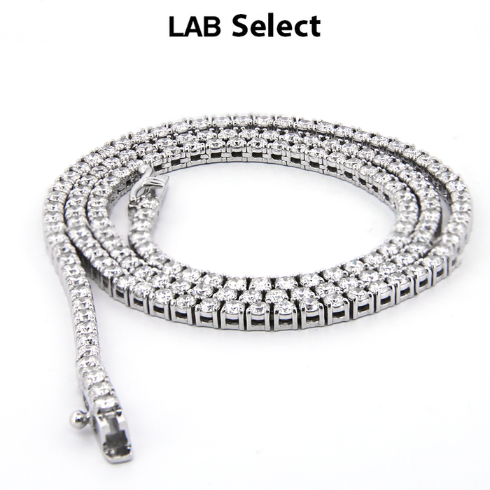 16 Inch Lab Grown Diamond Tennis Necklace