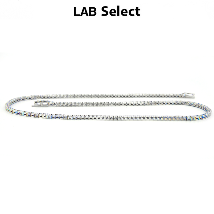 16 Inch Lab Grown Diamond Tennis Necklace