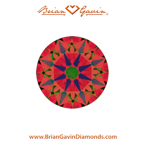 1.028 I VVS2 Brian Gavin Hearts & Arrows Round