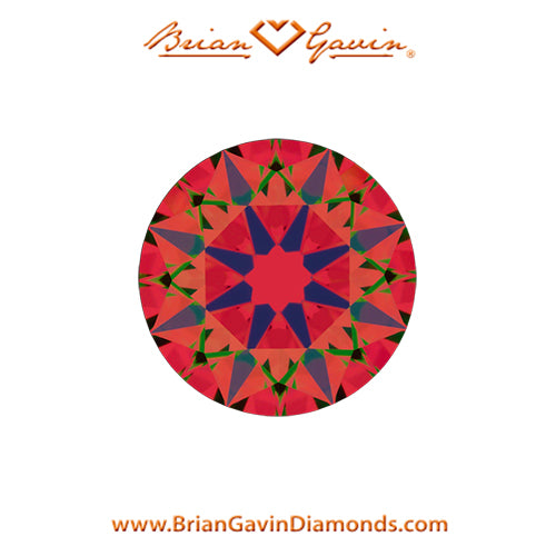 1.057 I VVS2 Brian Gavin Hearts & Arrows Round