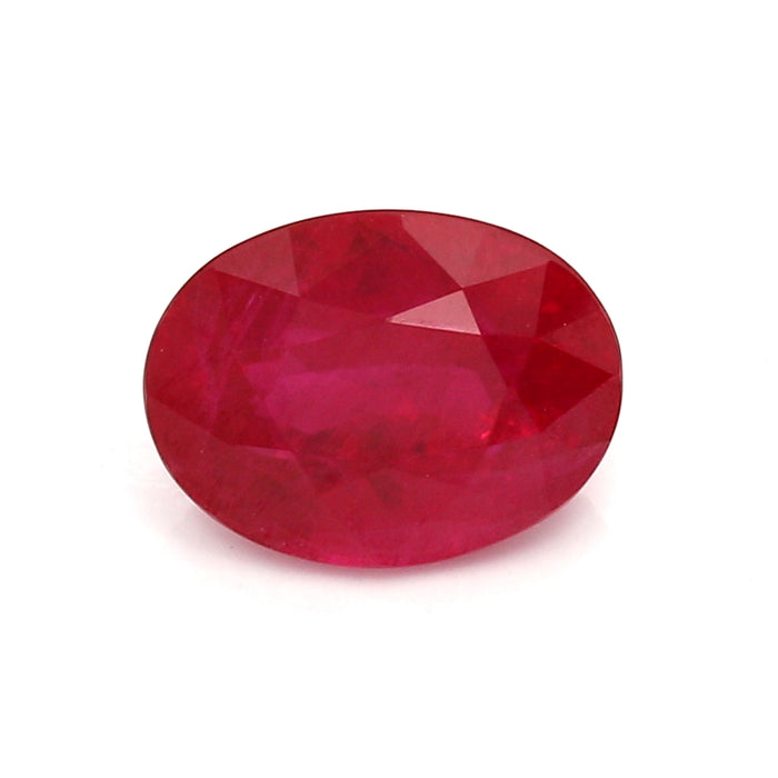 3.14 VI2 Oval Pinkish Red Ruby