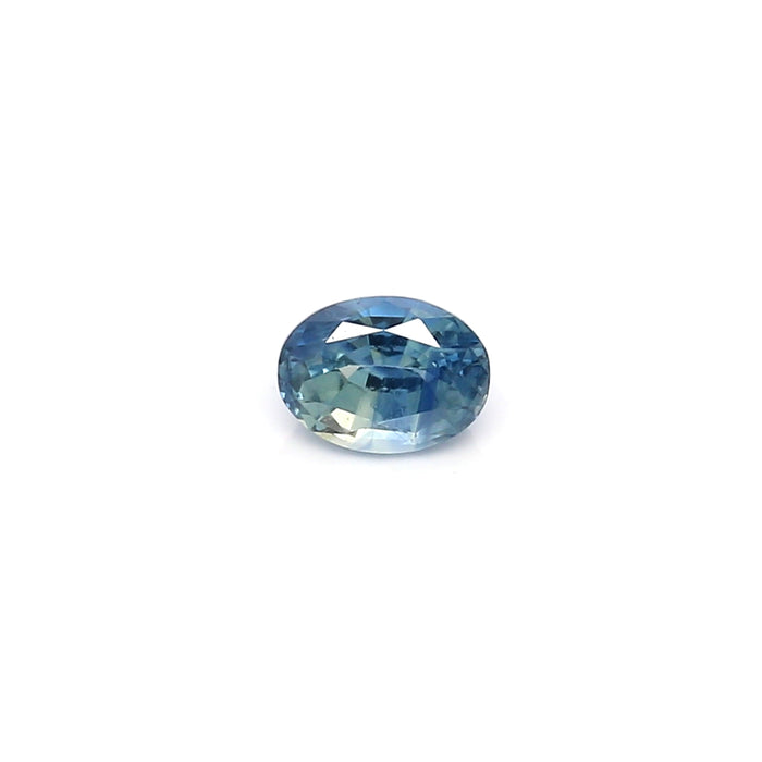 0.65 VI1 Oval Greenish Blue Sapphire