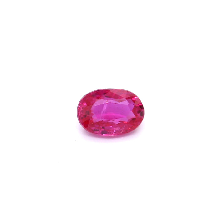0.19 EC2 Oval Pinkish Red Ruby