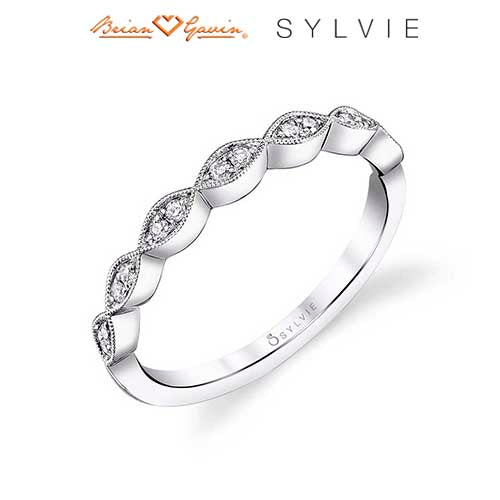 18K White Gold