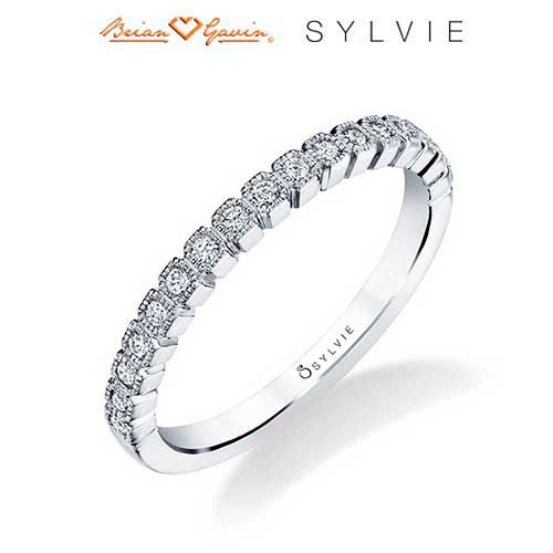 Olympia Diamond Stackable Band