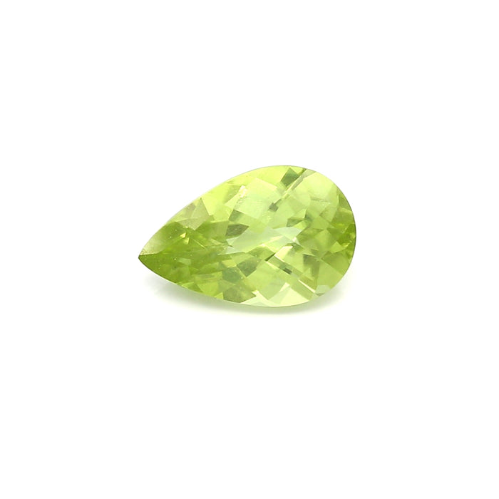 1.58 VI1 Pear-shaped Yellowish Green Peridot