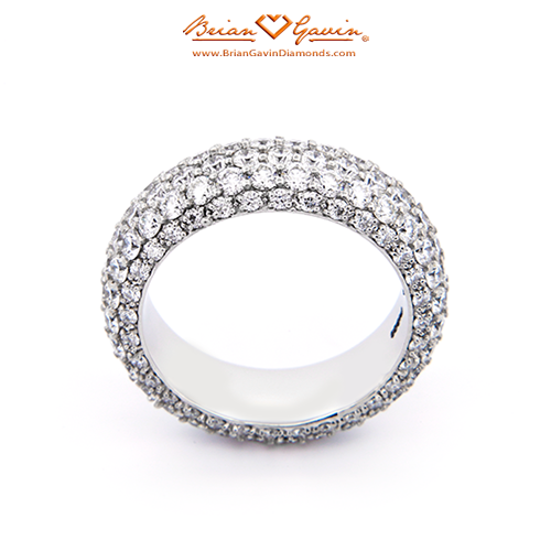 Row Diamond Eternity Band
