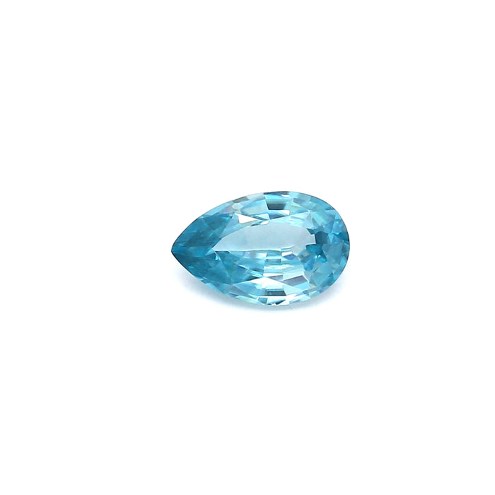 1.01 EC1 Pear-shaped Blue Zircon
