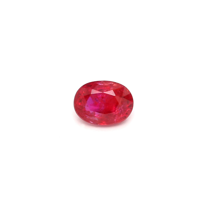0.2 VI1 Oval Orangy Red Ruby