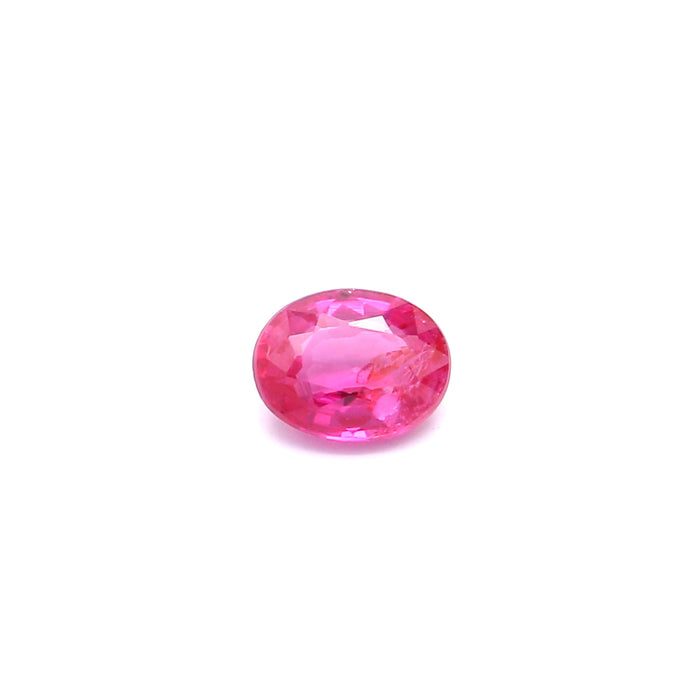 0.19 EC2 Oval Pinkish Red Ruby