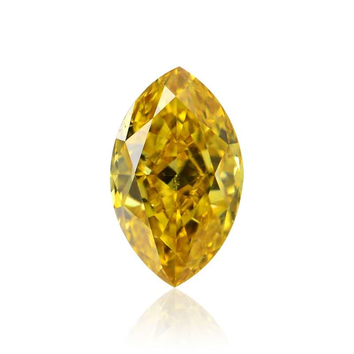 0.22 Yellow SI2 Fancy Color Marquise Diamond