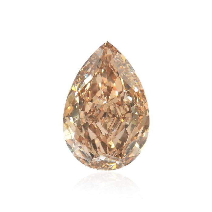 1.52 Orange SI1 Fancy Color Pear Diamond