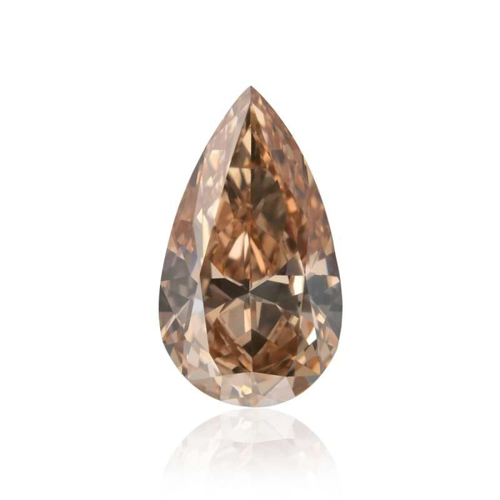 1.34 Orange VVS2 Fancy Color Pear Diamond