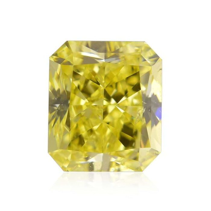 0.46 Yellow SI1 Fancy Color Radiant Diamond
