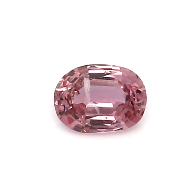 0.46 VI1 Oval Orangy Pink Fancy sapphire