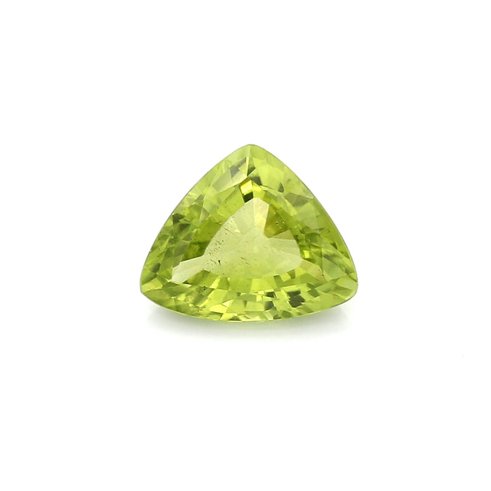 2.09 VI1 Triangular Yellowish Green Peridot