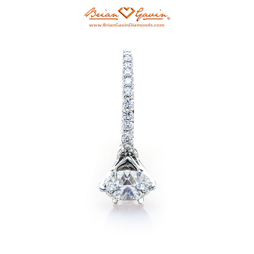 Six Prong Fishtail Pave