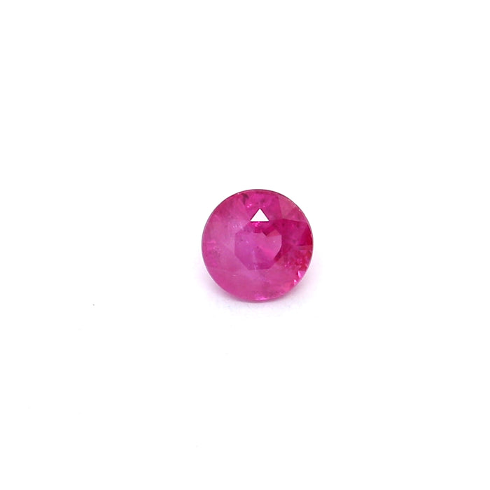 0.51 ct Round Purplish pink Fancy Sapphire