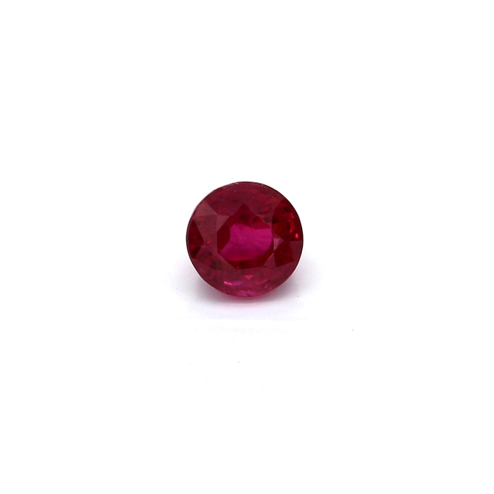 0.86 ct Round Red Ruby