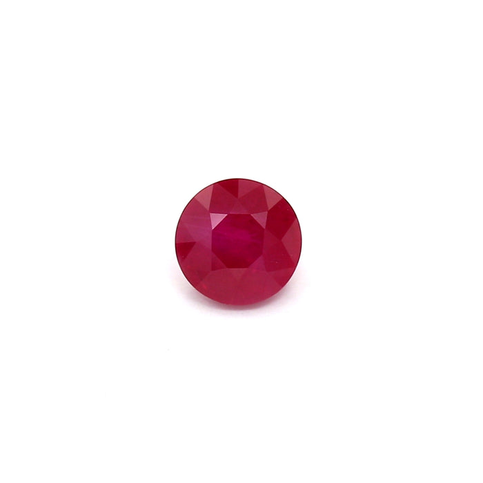 1.02 ct Round Red Ruby