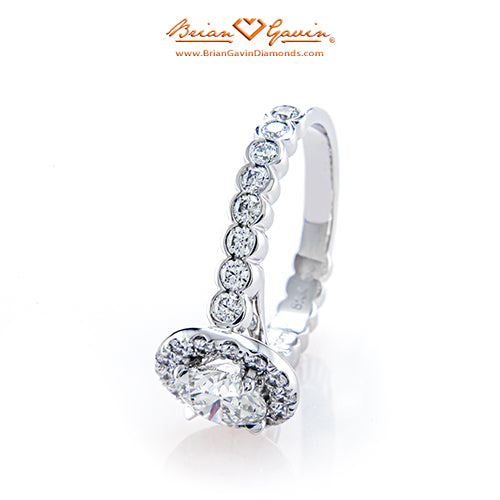 18K White Gold