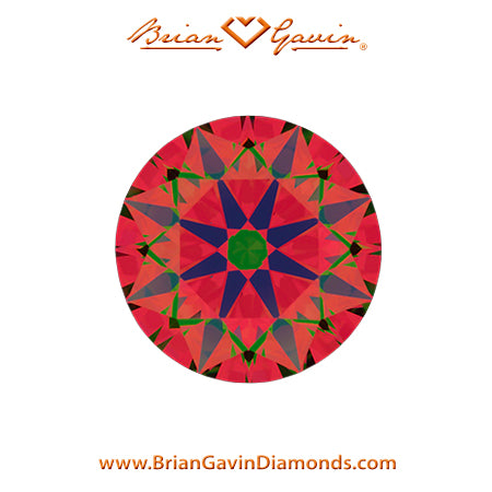 1.180 H VS1 Brian Gavin Hearts & Arrows Round