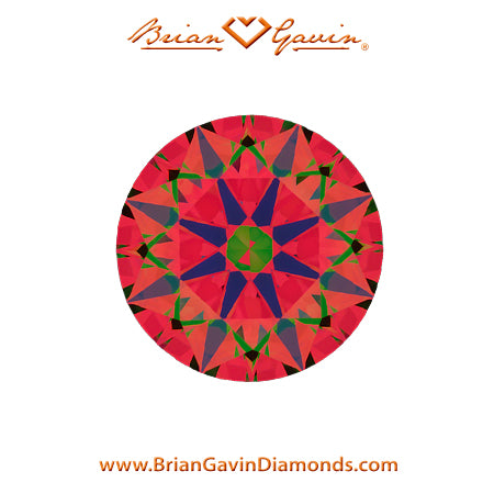 1.264 H VVS1 Brian Gavin Hearts & Arrows Round