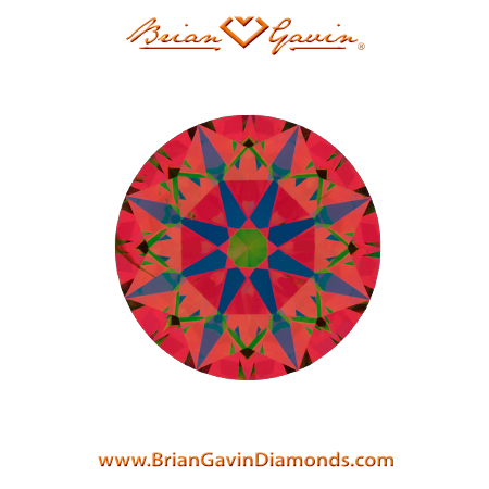 1.538 J SI2 Brian Gavin Hearts & Arrows Round