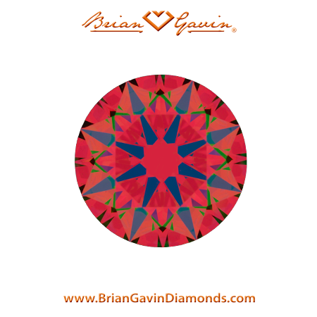 1.148 G VVS2 Brian Gavin Hearts & Arrows Round