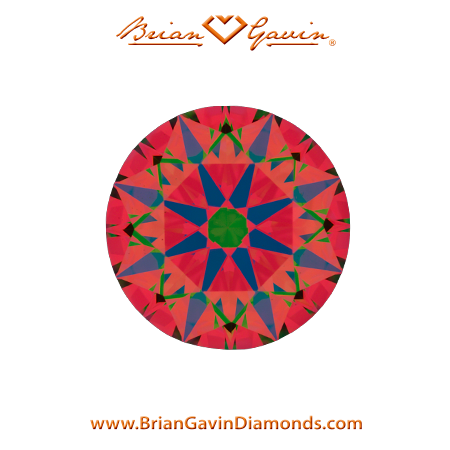 2.028 H VS1 Brian Gavin Hearts & Arrows Round