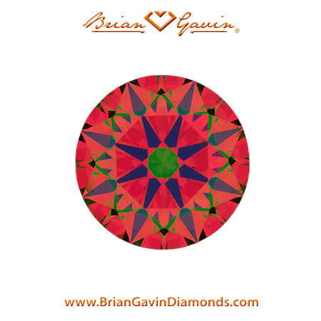 1.033 K SI2 Brian Gavin Hearts & Arrows Round